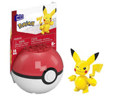 Mega Construx Pokemon Evergreen Poke Ball - Pikachu GVK60 - Colorland Toys